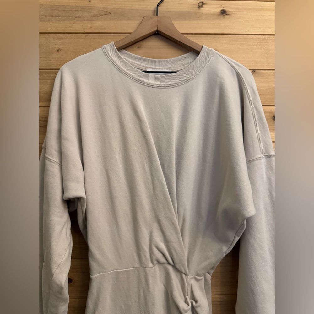 Marant Etoile Sz 36/4/S Sweatshirt Jersey Cotton Drop Shoulder Midi Length Dress - Picture 4 of 16